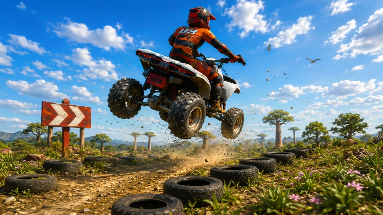 Offroad ATV Quad Bike Race screenshot