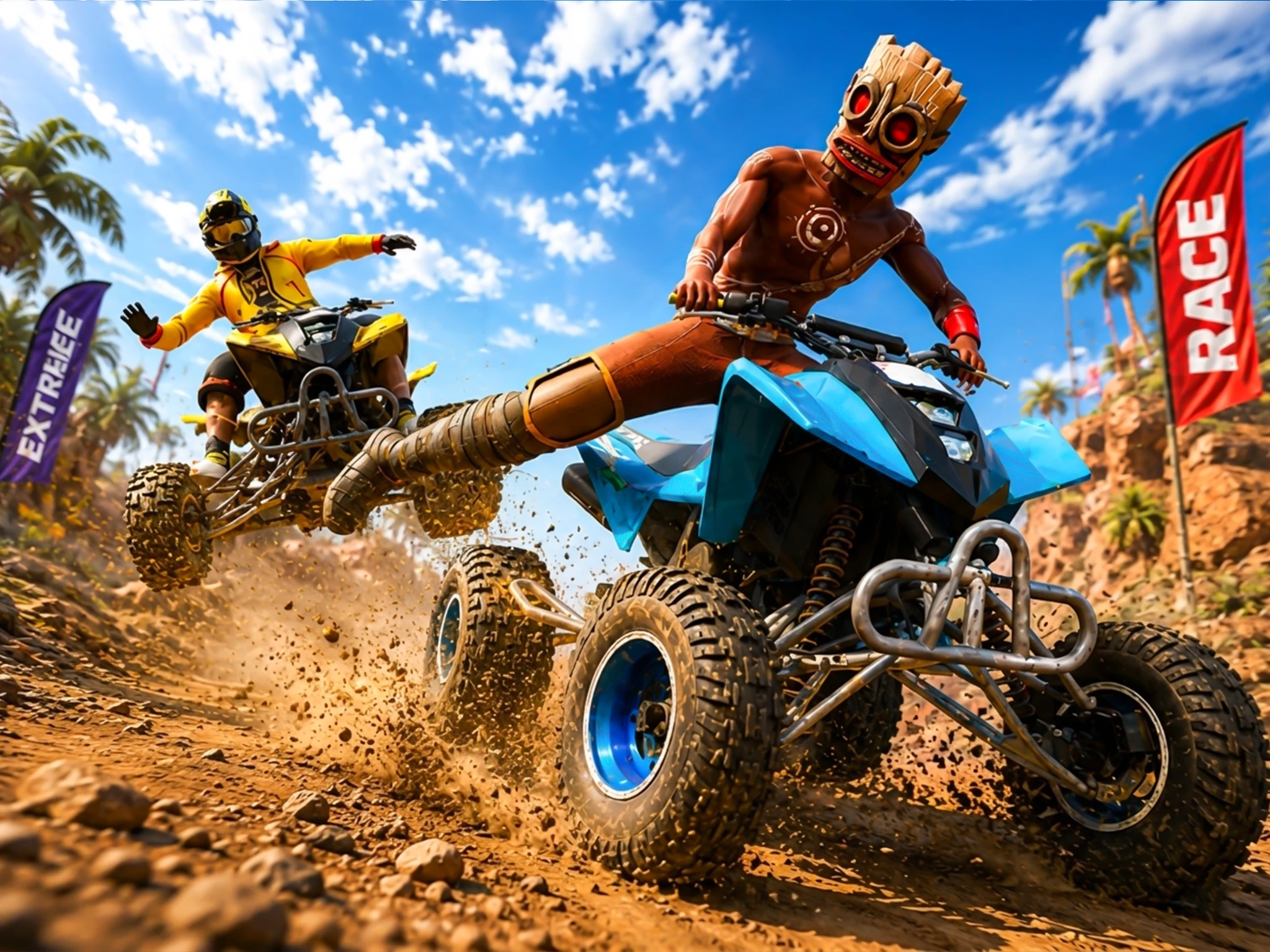 Offroad ATV Quad Bike Race screenshot