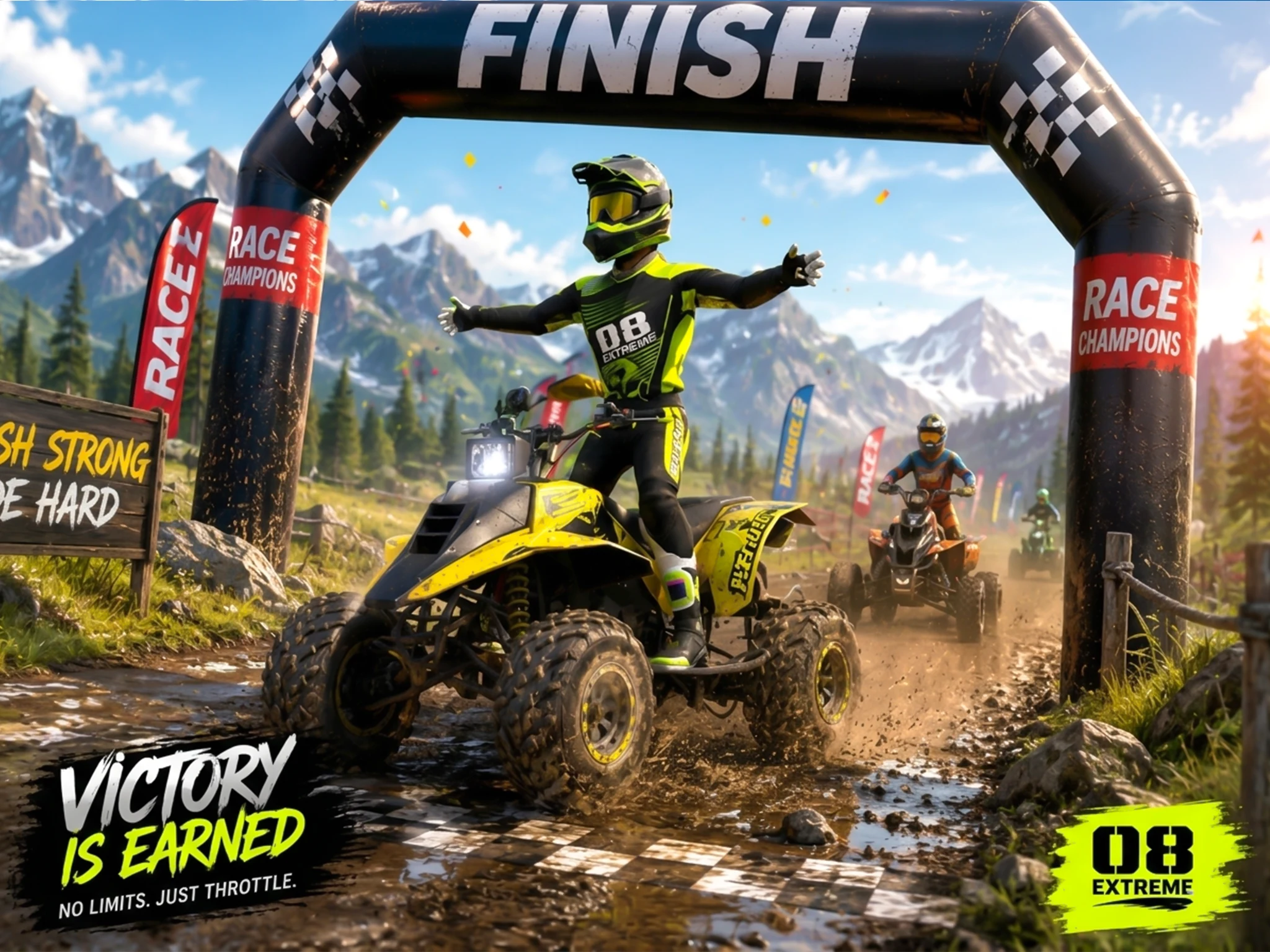 Offroad ATV Quad Bike Race screenshot