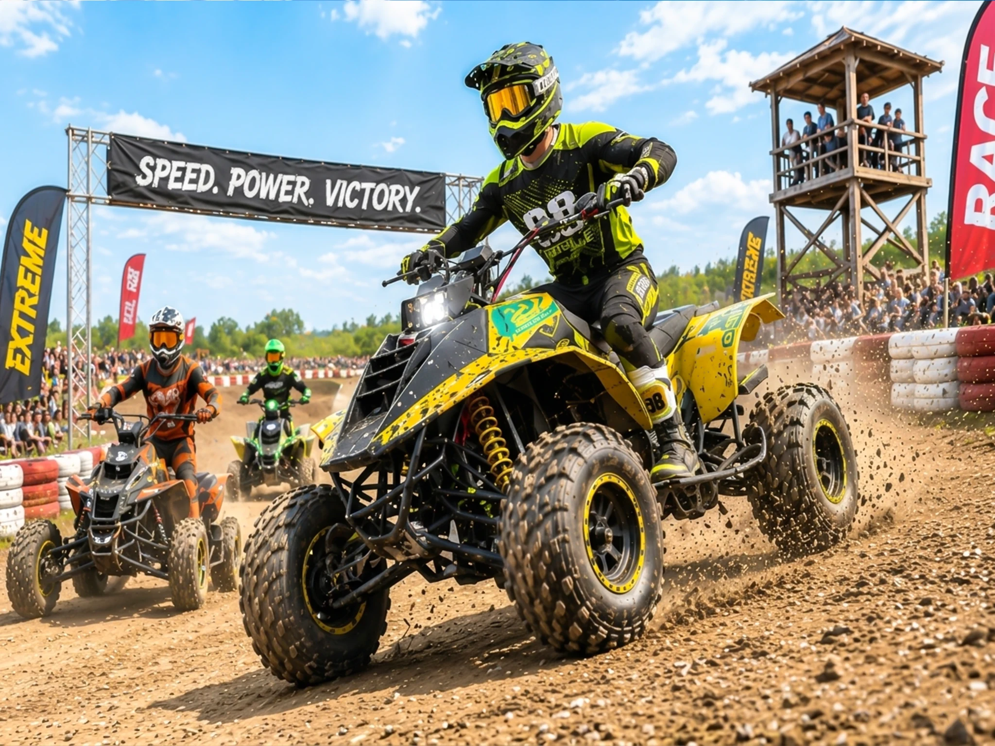 Offroad ATV Quad Bike Race screenshot