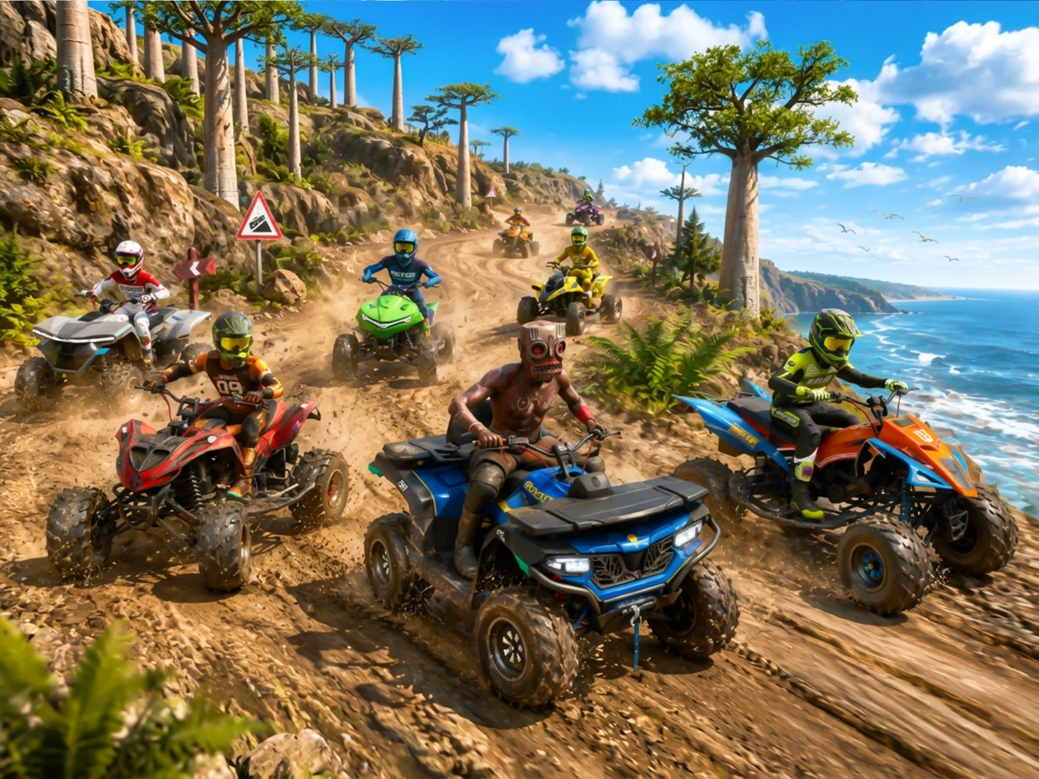 Offroad ATV Quad Bike Race screenshot