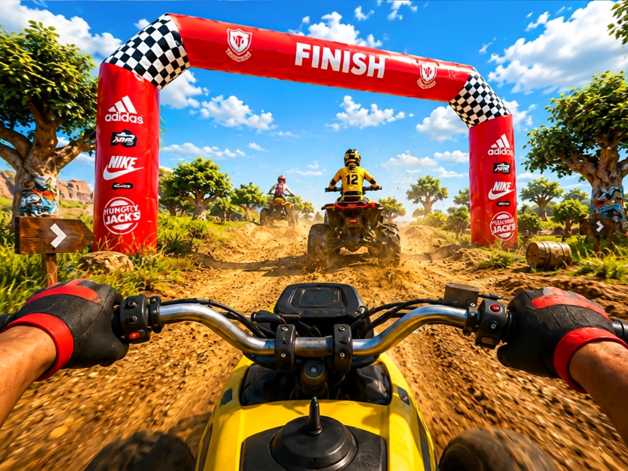 Offroad ATV Quad Bike Race screenshot