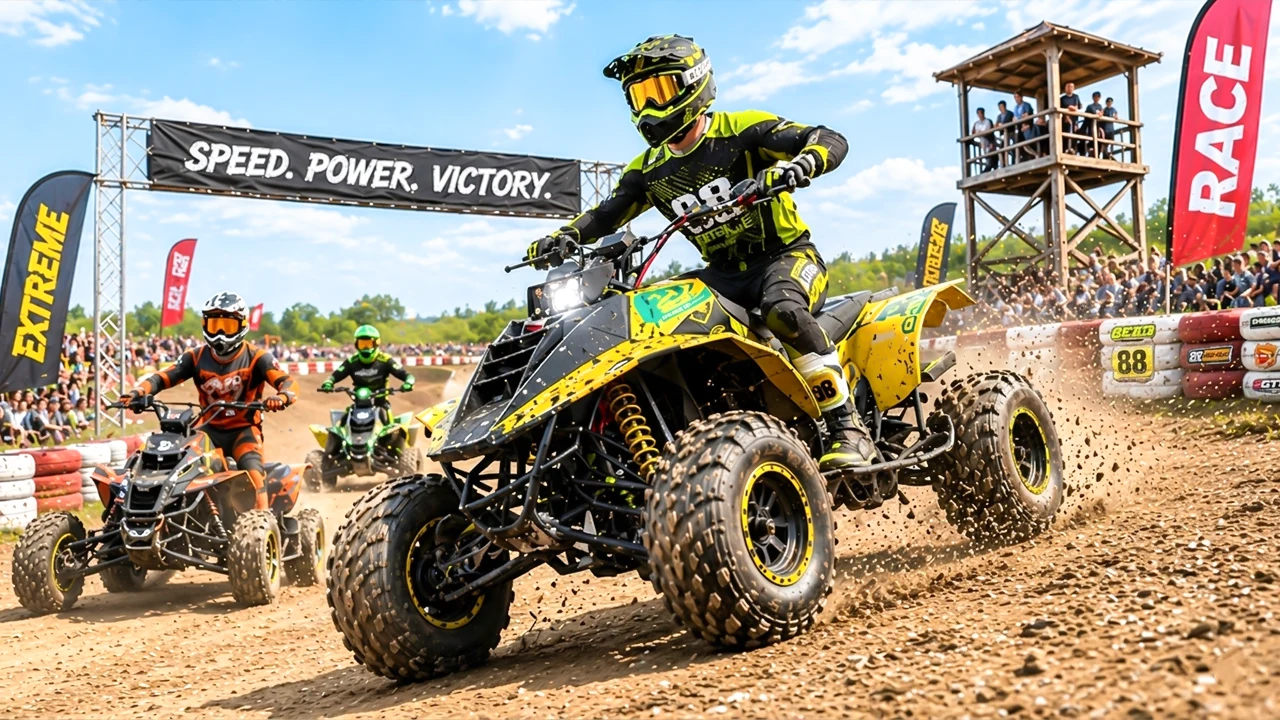 Offroad ATV Quad Bike Race screenshot