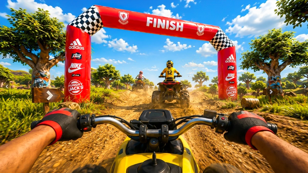 Offroad ATV Quad Bike Race screenshot